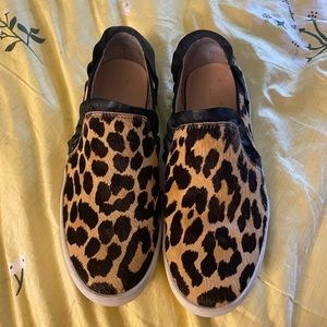 Kate Spade Leopard Print Slip On Sneakers Size 7.5